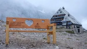Kredarica à l'échelle