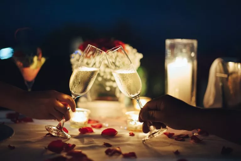 Enjoy candlelit dinners