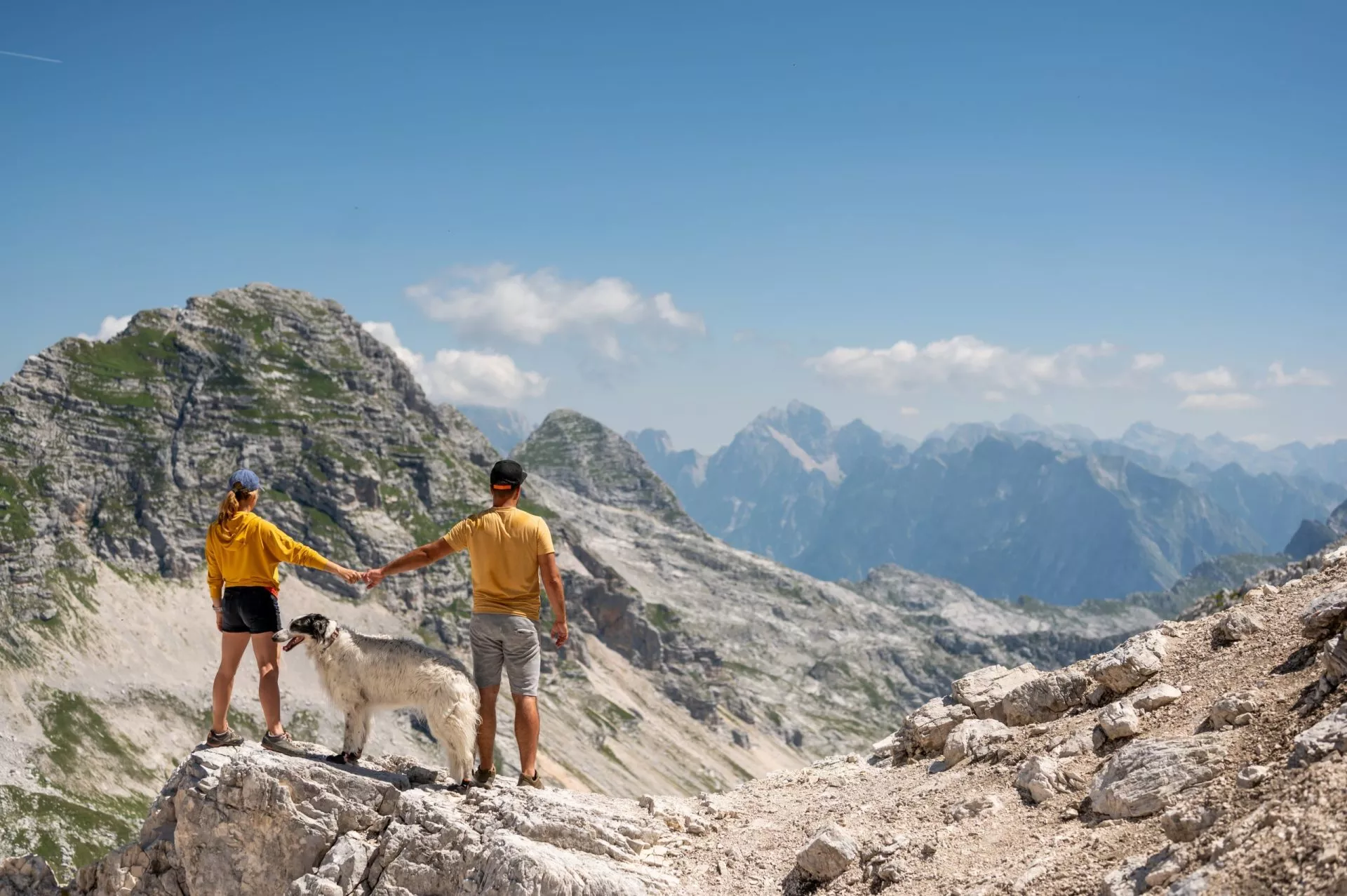 Admire the views from the peaks of the Julian Alps