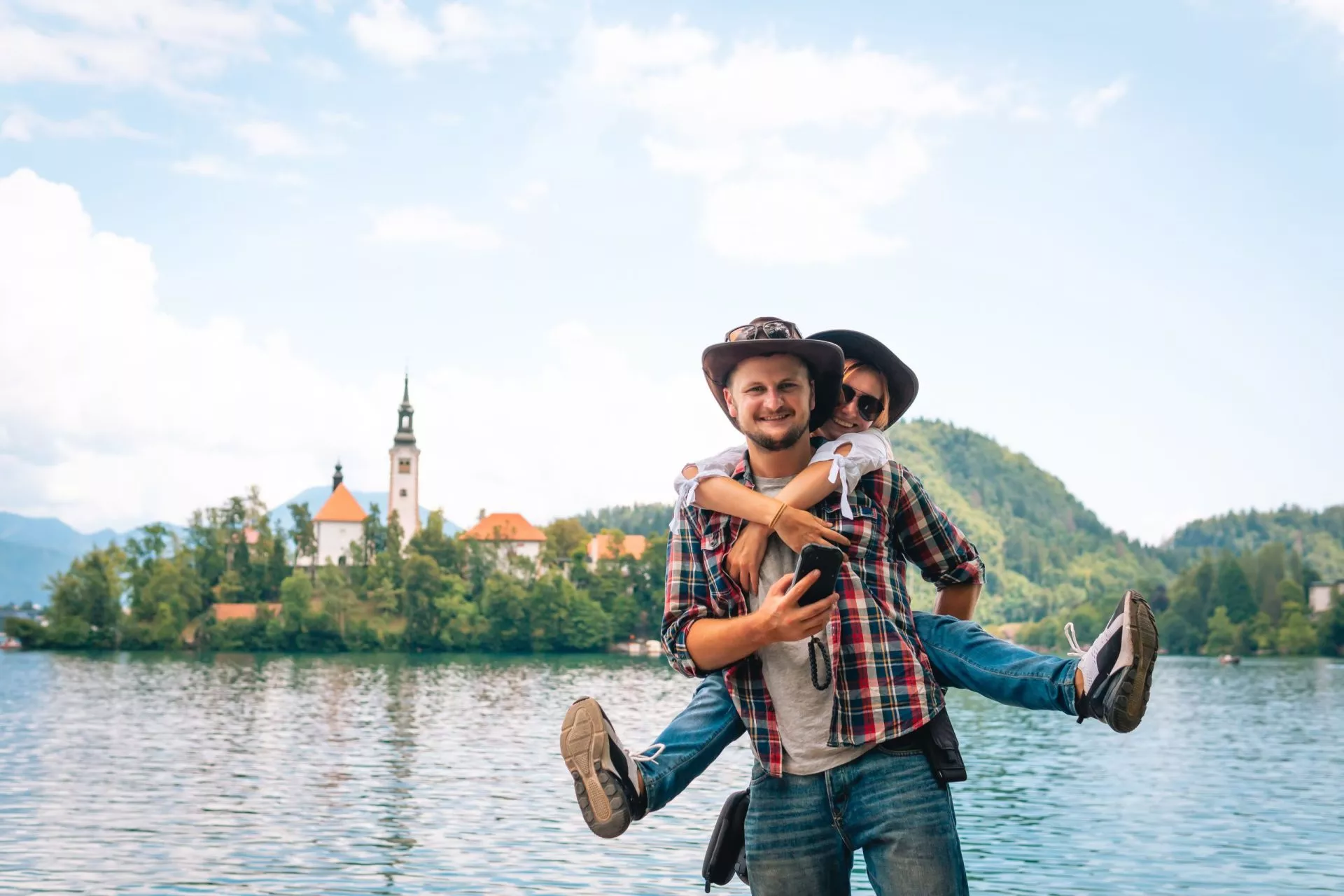 Smile at the Alpine jewel of Lake Bled