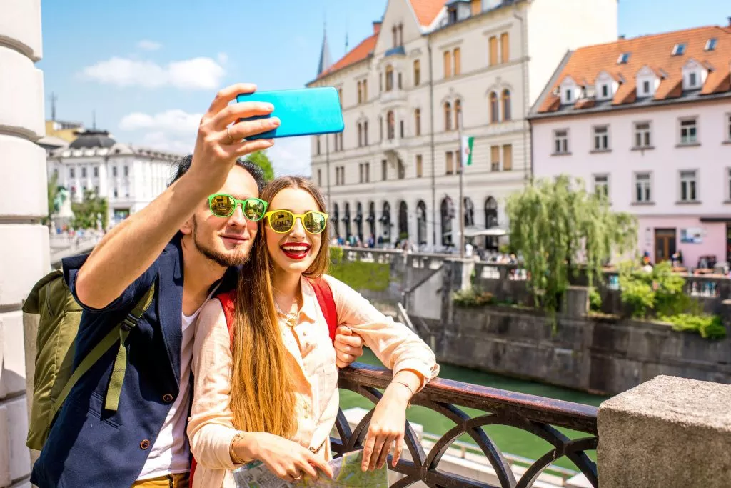 ljubljana selfie par