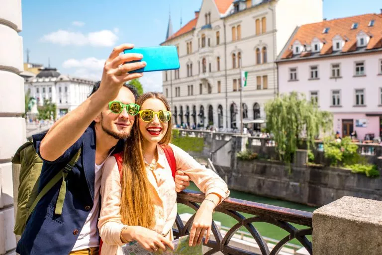 ljubljana selfie couple