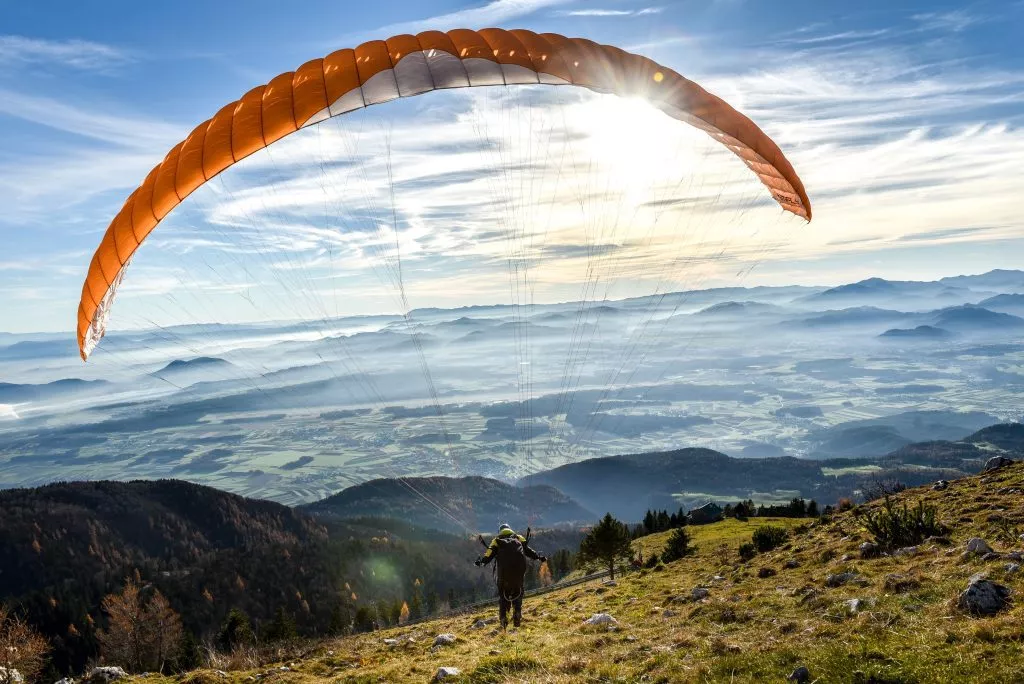 parapente slovène écailles